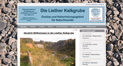 Desktop Screenshot of lietherkalkgrube.de